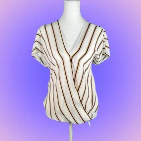 adrianna papell | striped blouse