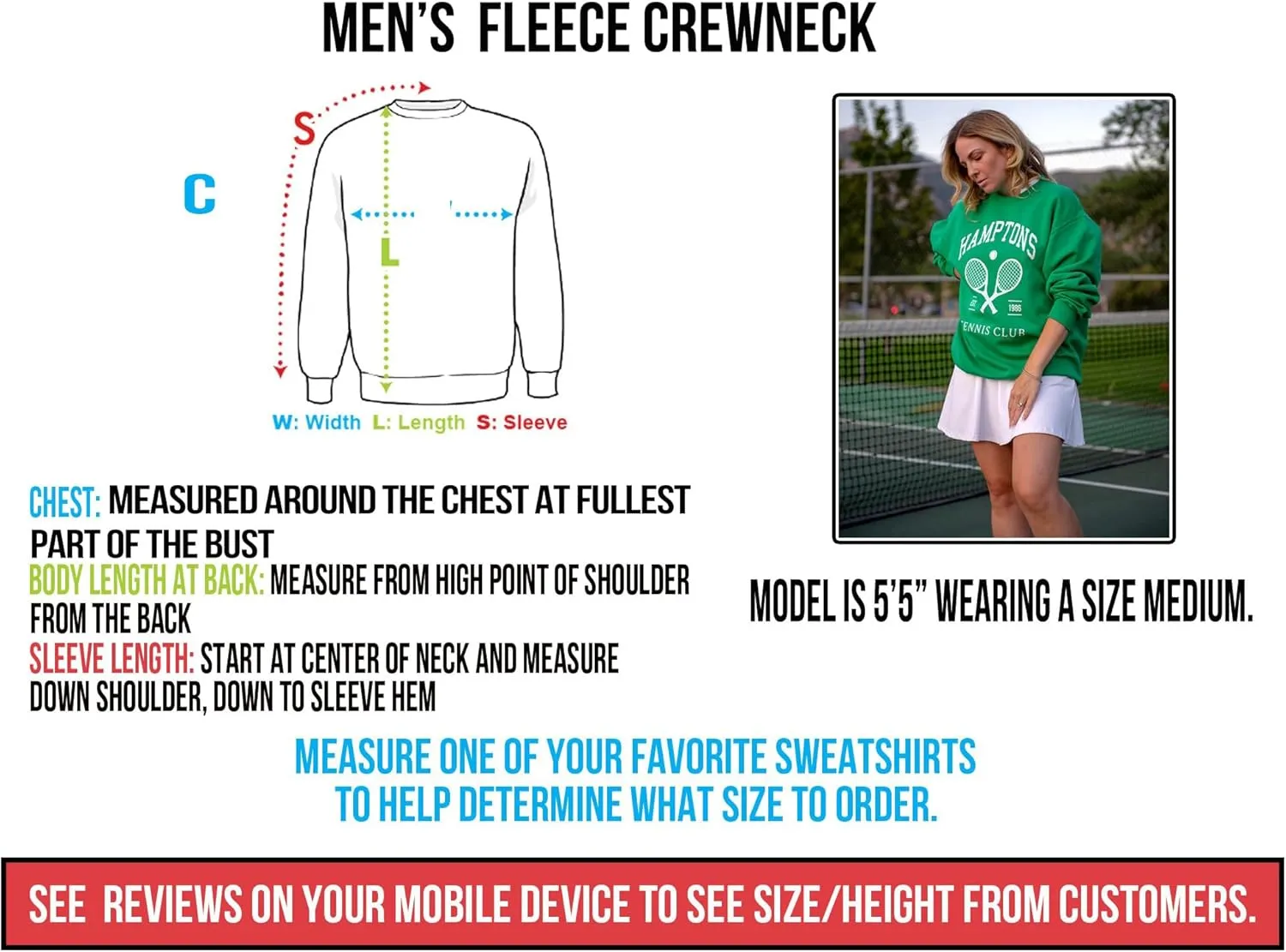 Adult Hamptons Men's Tennis Club Relaxed Sweatshirt, Vintage Lightweight Tennis Apparel