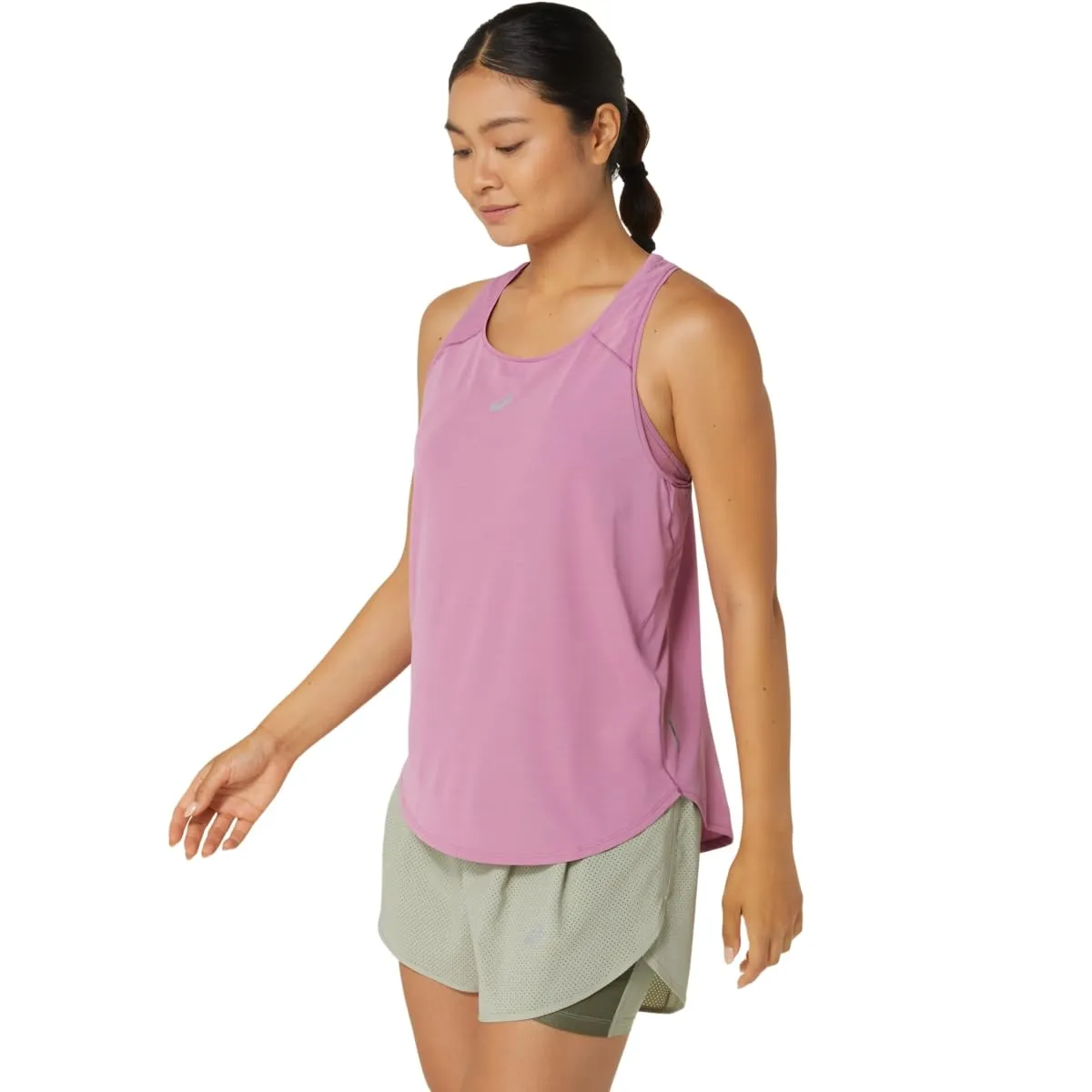 ASICS Women's Road Tank Apparel, XL, Soft Berry