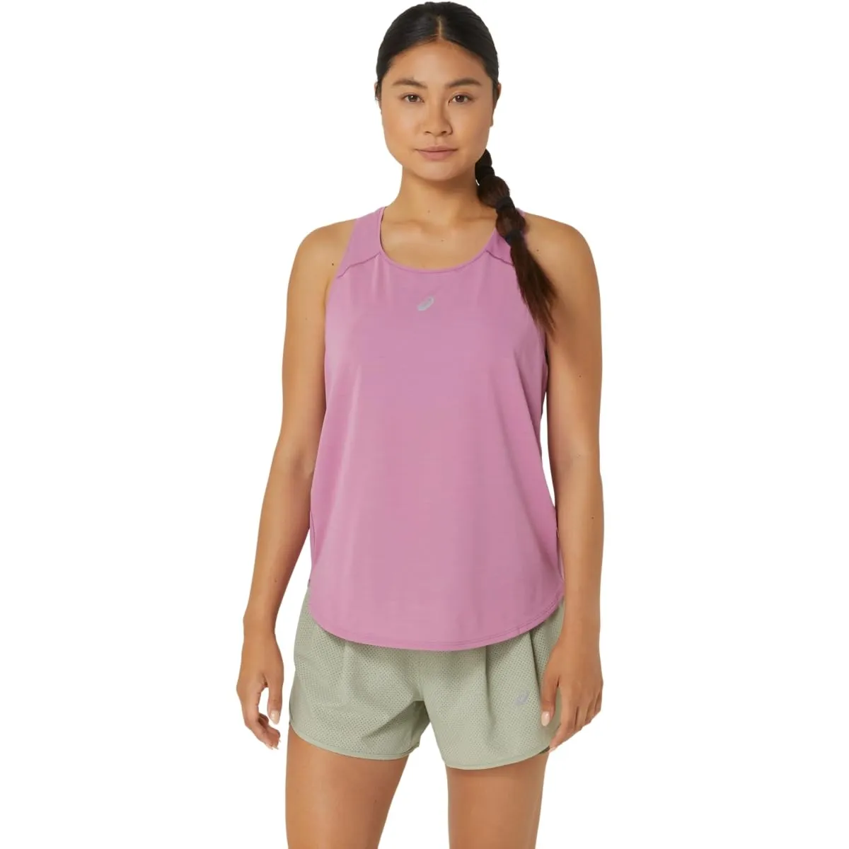 ASICS Women's Road Tank Apparel, XL, Soft Berry