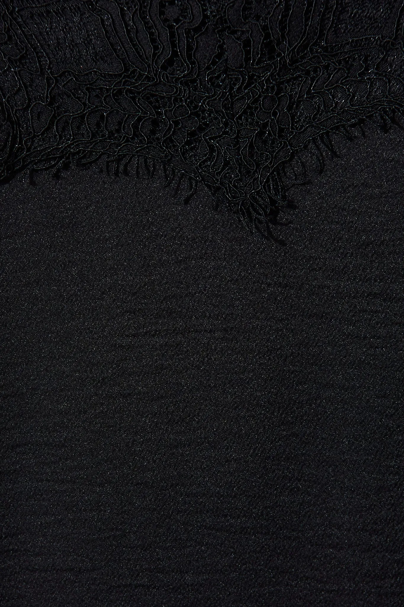 Black Satin Cami Blouse