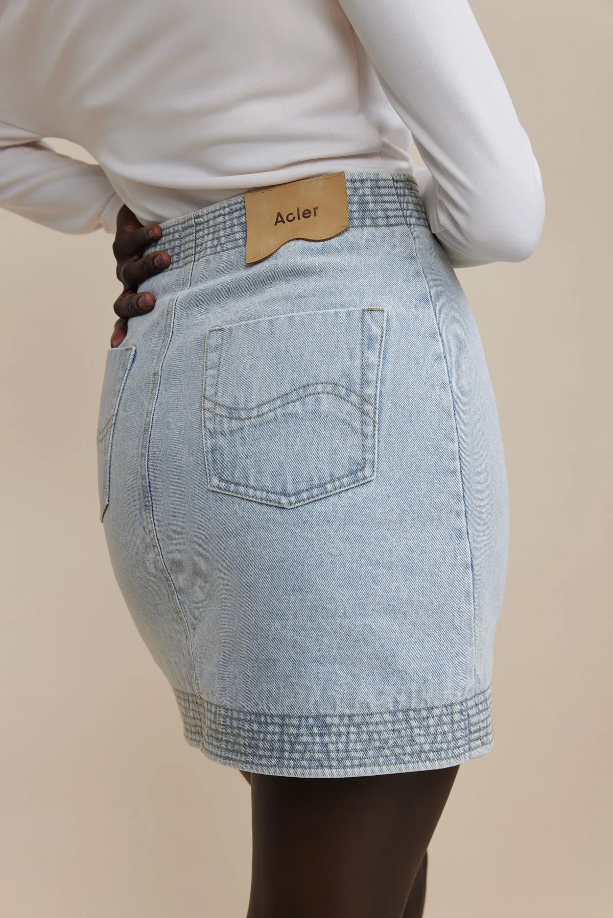 BLAKE SKIRT - ICE WASH