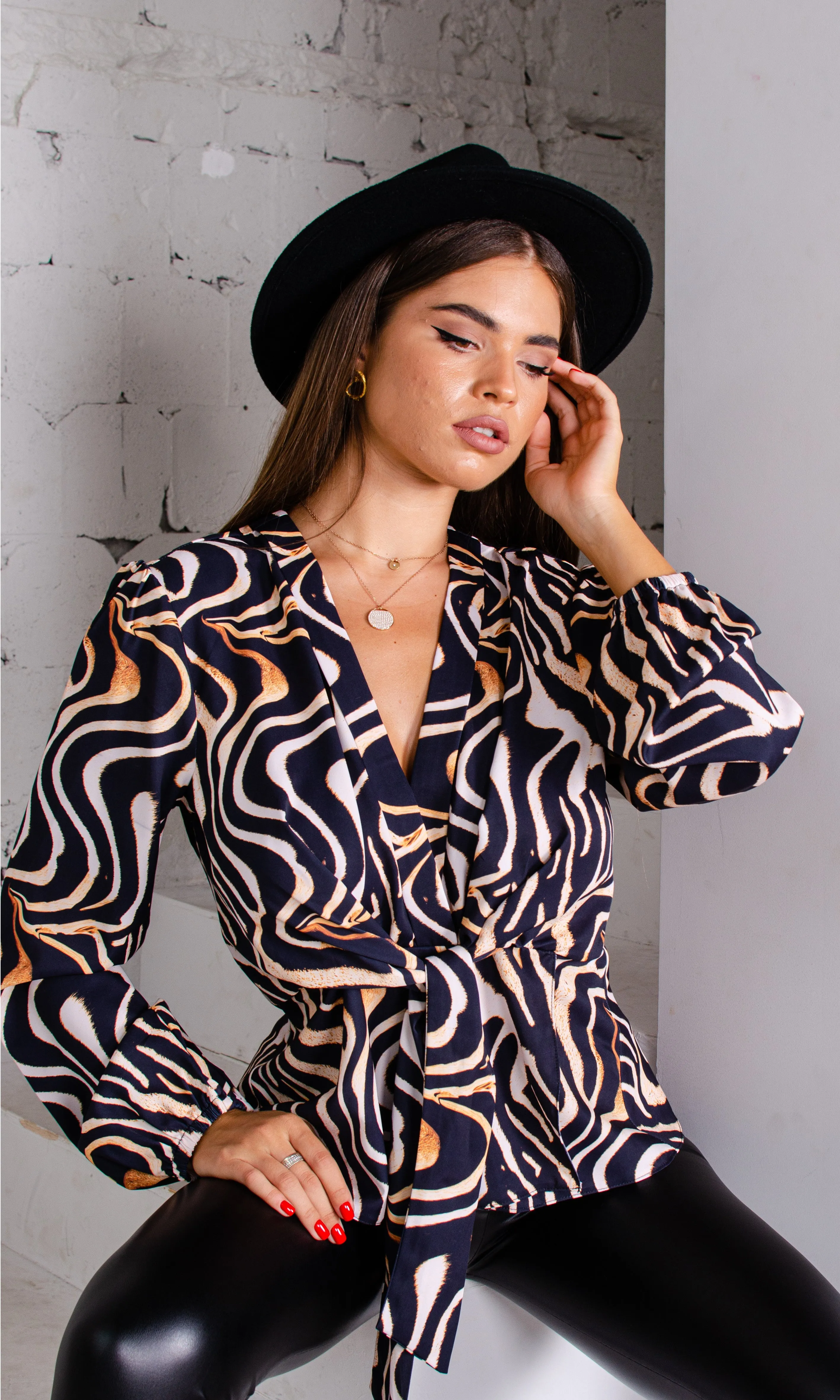 Blouse print Kathy