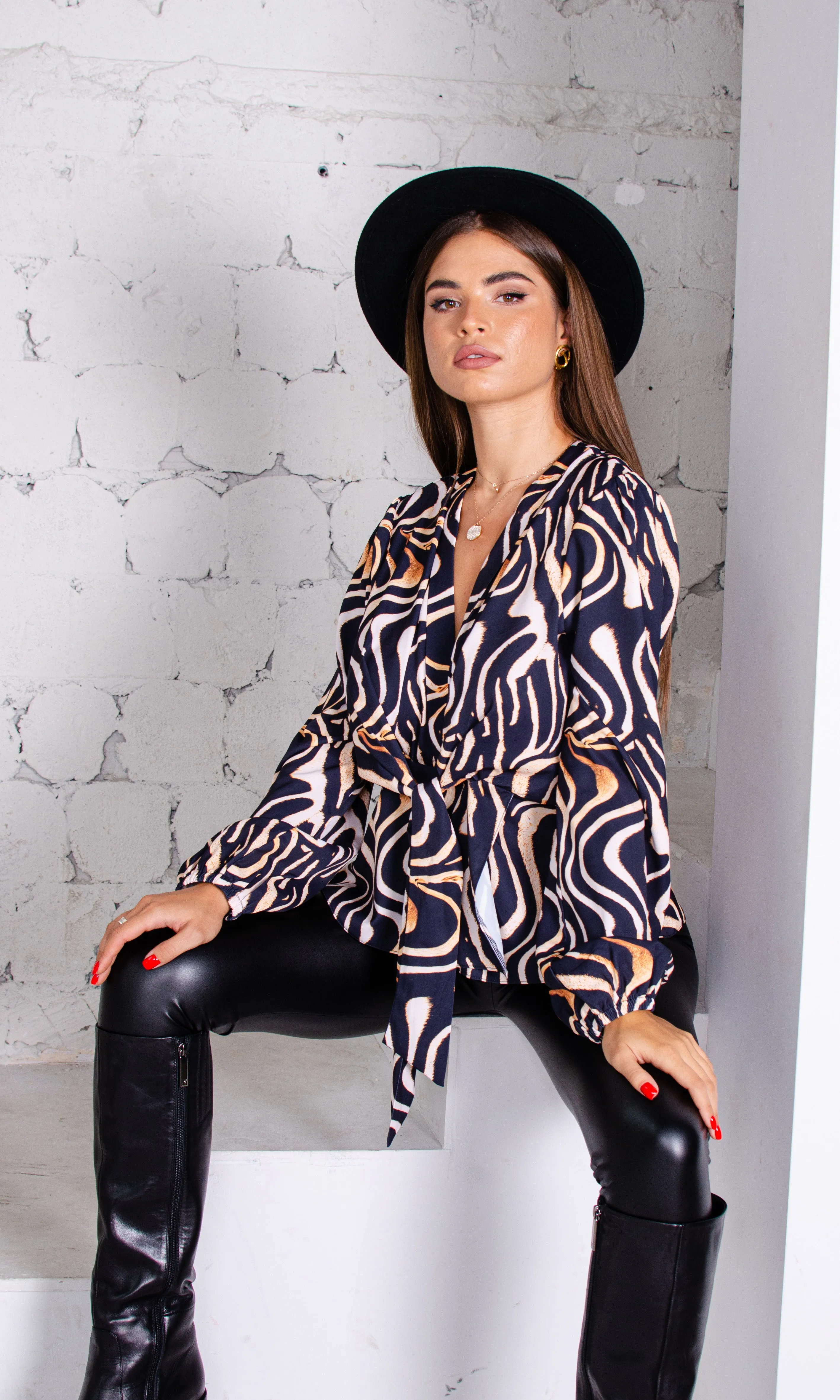 Blouse print Kathy