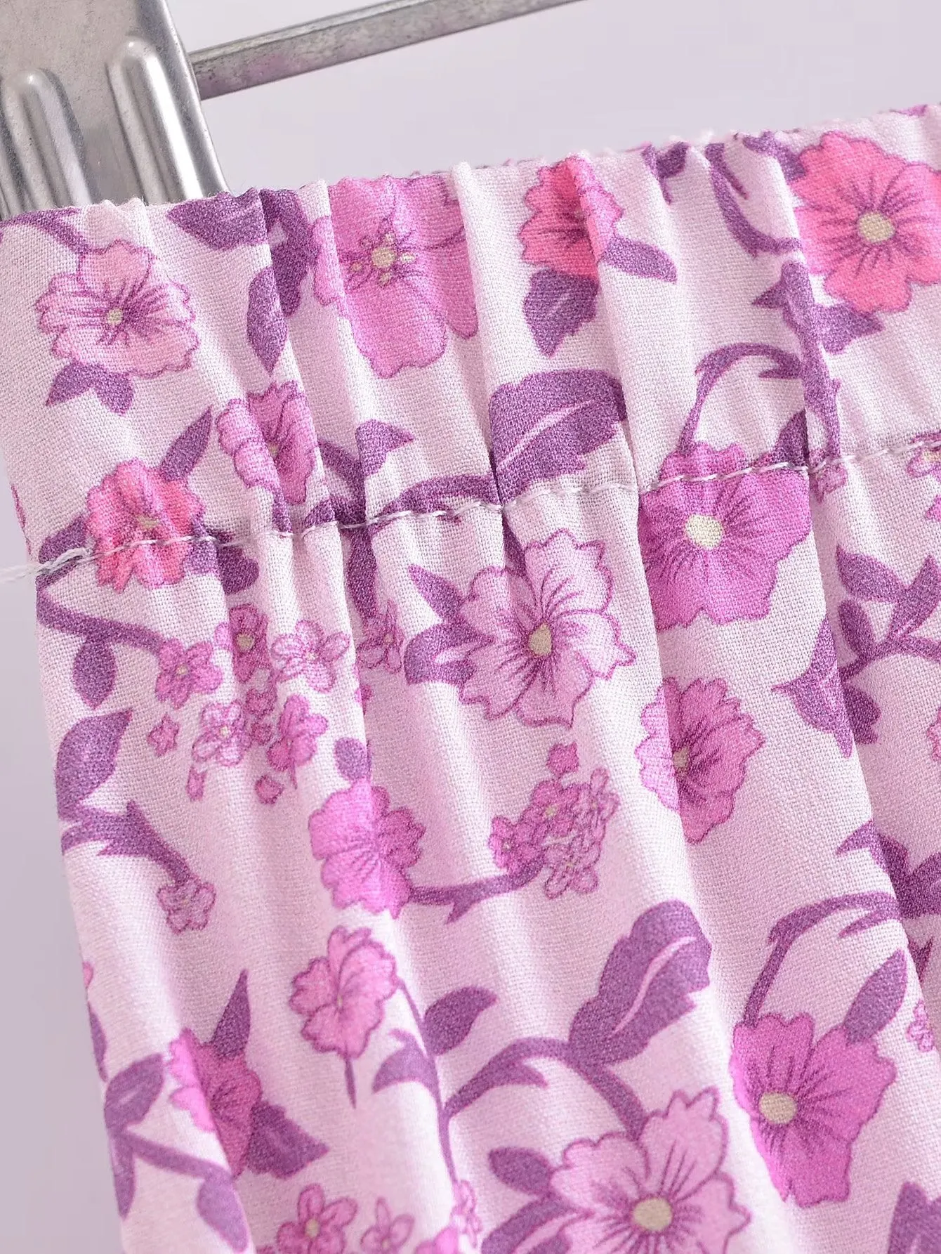 Boho Skirt, Hippie Skirts, Maxi Skirt,  Scilla Elise in Pink and Blue