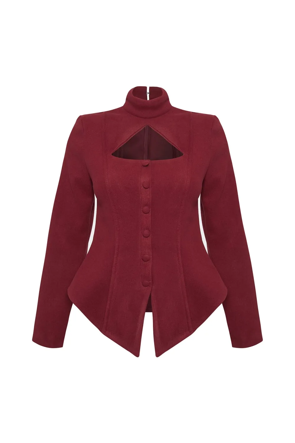 Bordeaux Chic Blouse