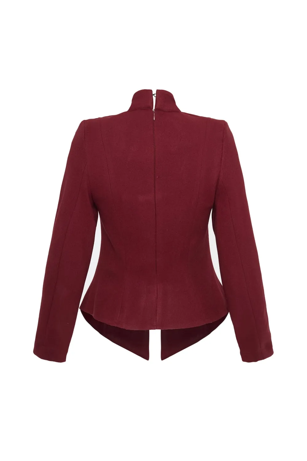 Bordeaux Chic Blouse
