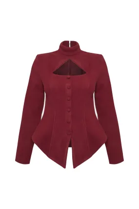 Bordeaux Chic Blouse
