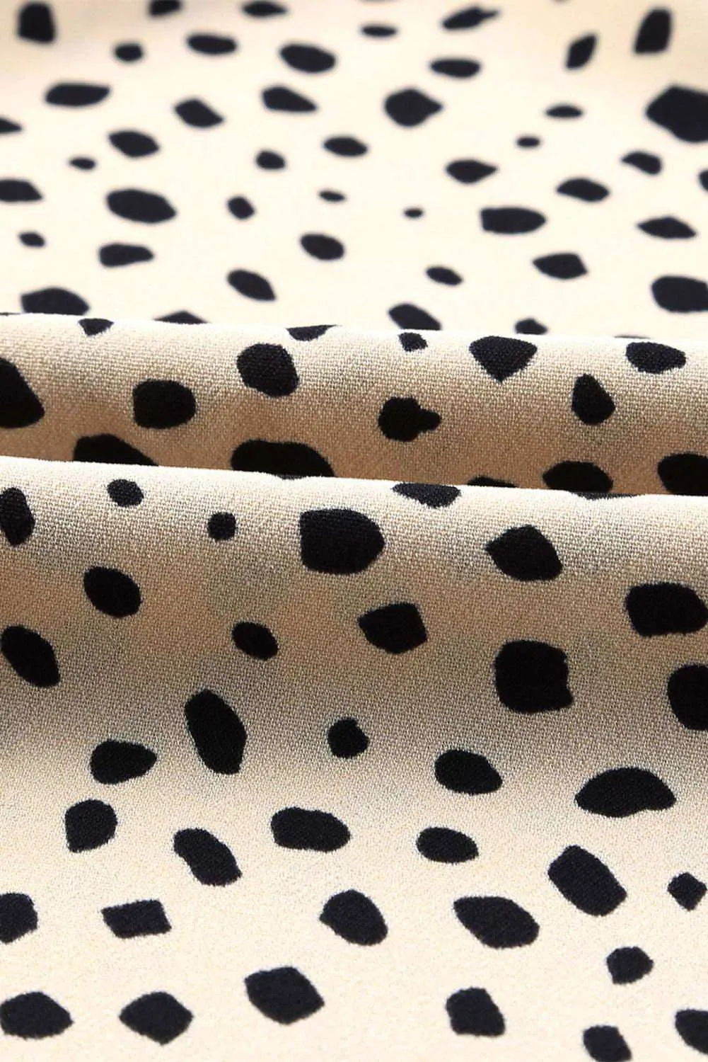 Brown Leopard 3/4 Sleeves Blouse