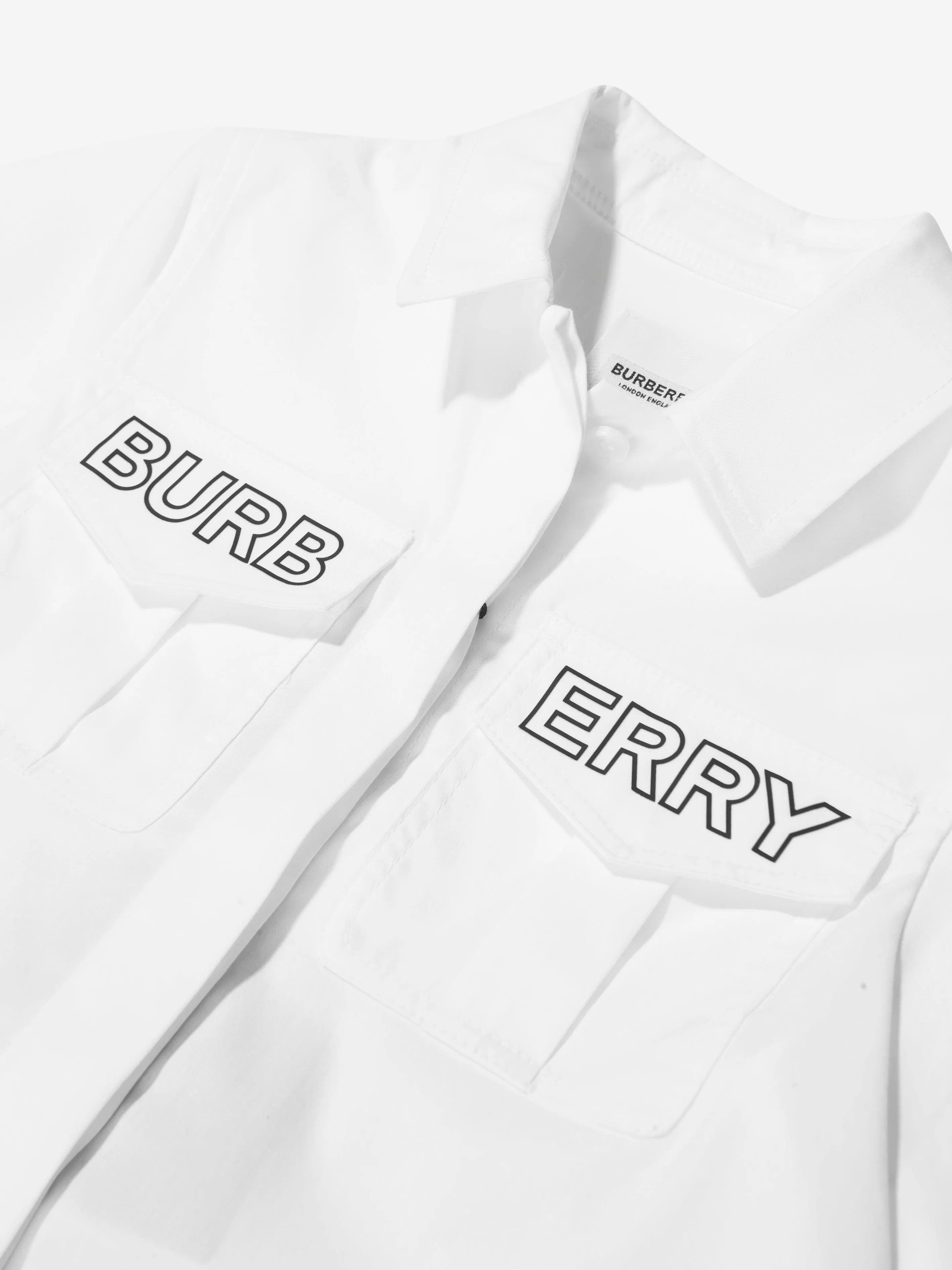 Burberry Girls Cotton Pocket Nancy Blouse
