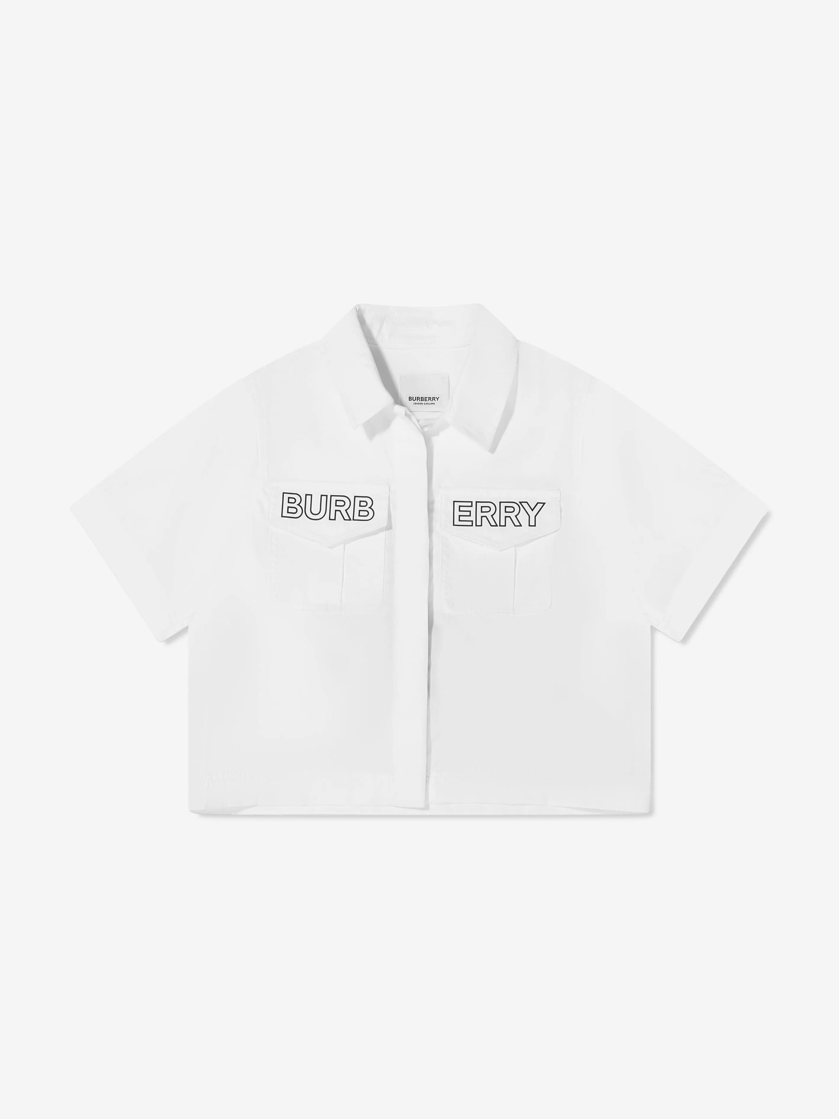 Burberry Girls Cotton Pocket Nancy Blouse