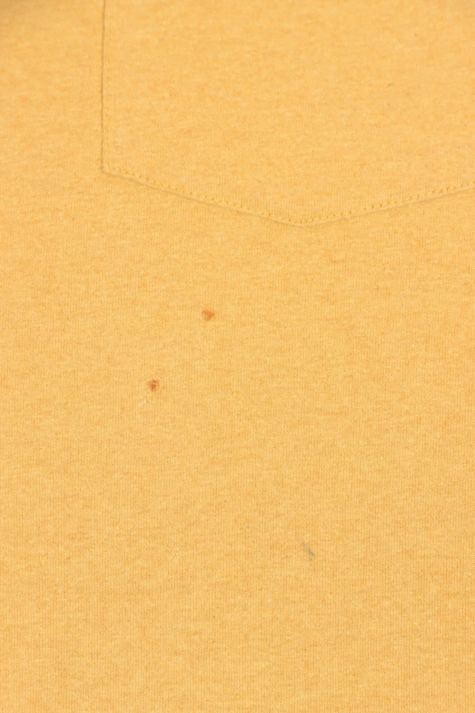 CARHARTT Mustard Yellow Front Pocket Casual Tee (M)