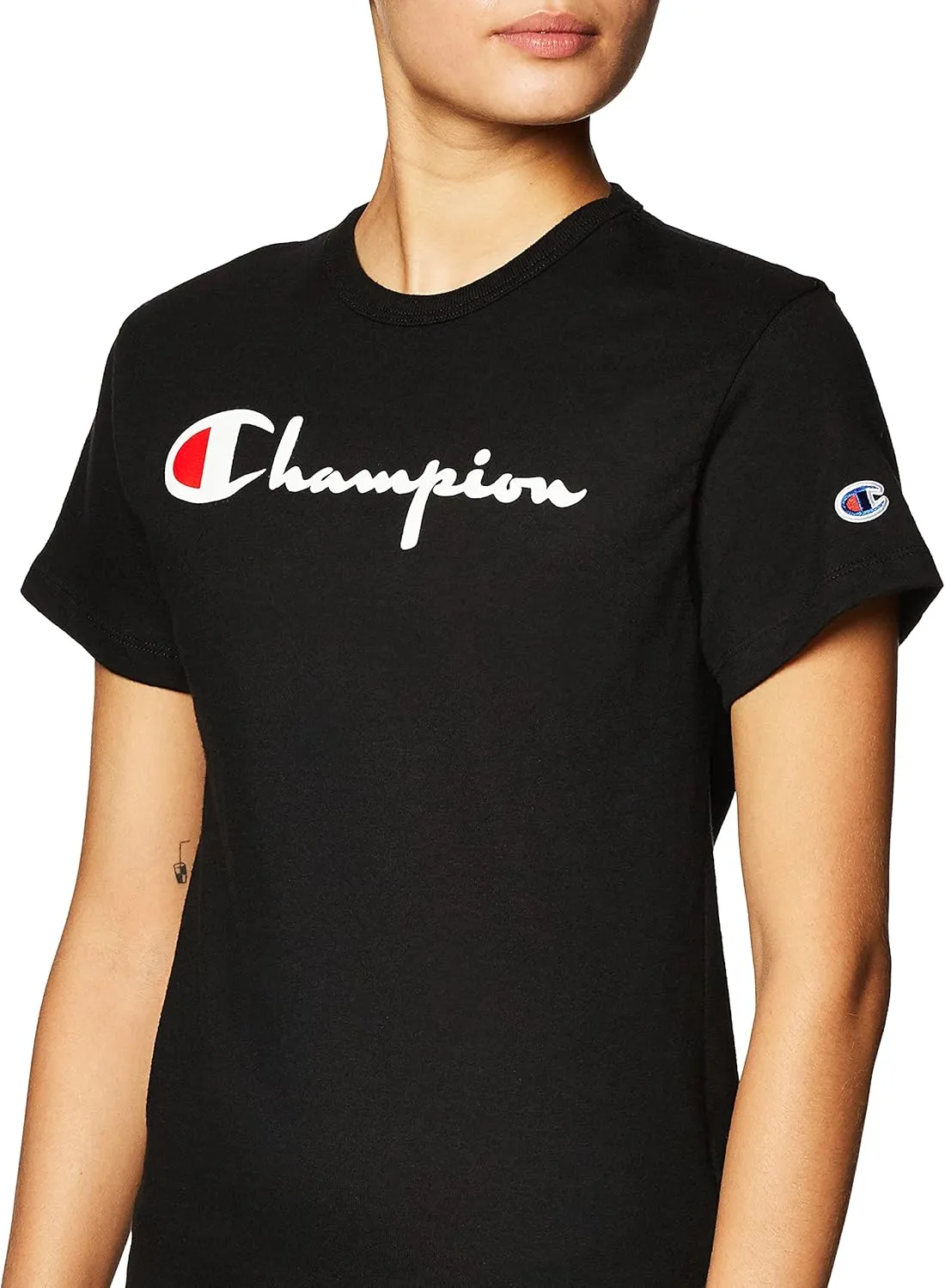 Champion Women's T-Shirt, Heritage, Comfortable Graphic Tee, Heavyweight T-Shirt for Women