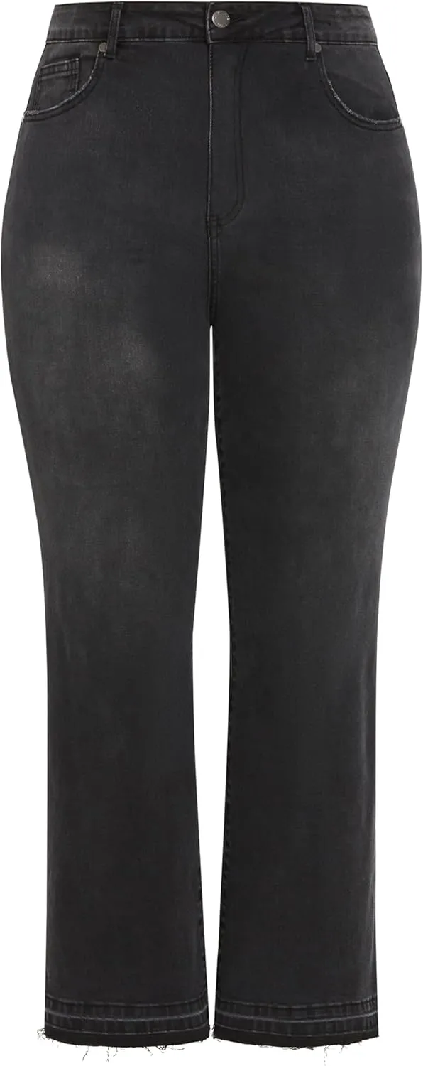 City Chic Women's Plus Size Jean - Paloma Kick Flare