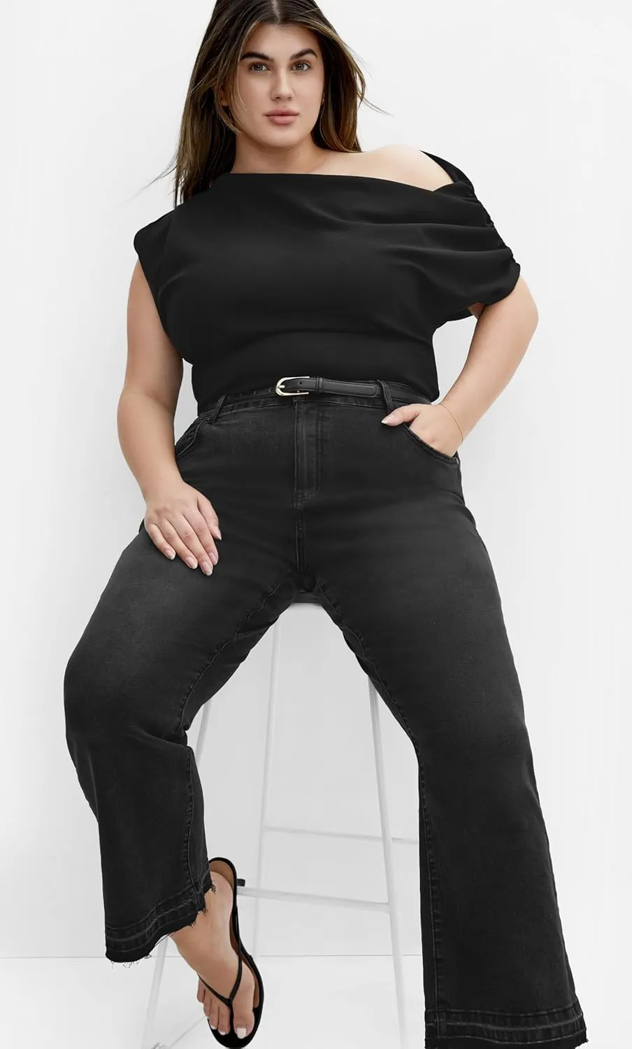 City Chic Women's Plus Size Jean - Paloma Kick Flare