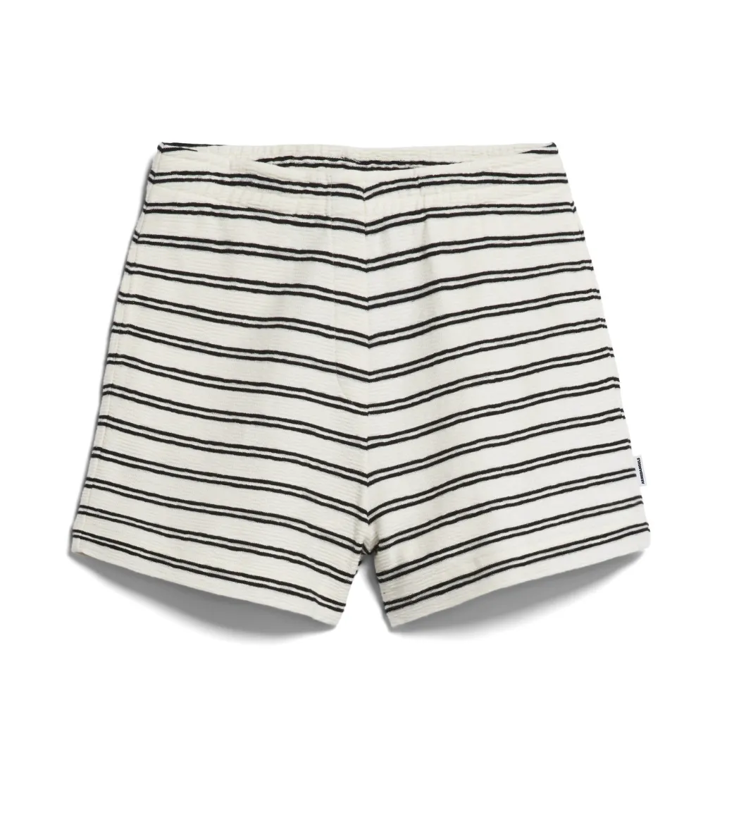 cotton shorts - naasrin - striped