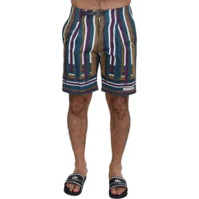 Dolce & Gabbana Chic Multicolor Chino Shorts - Regular Fit
