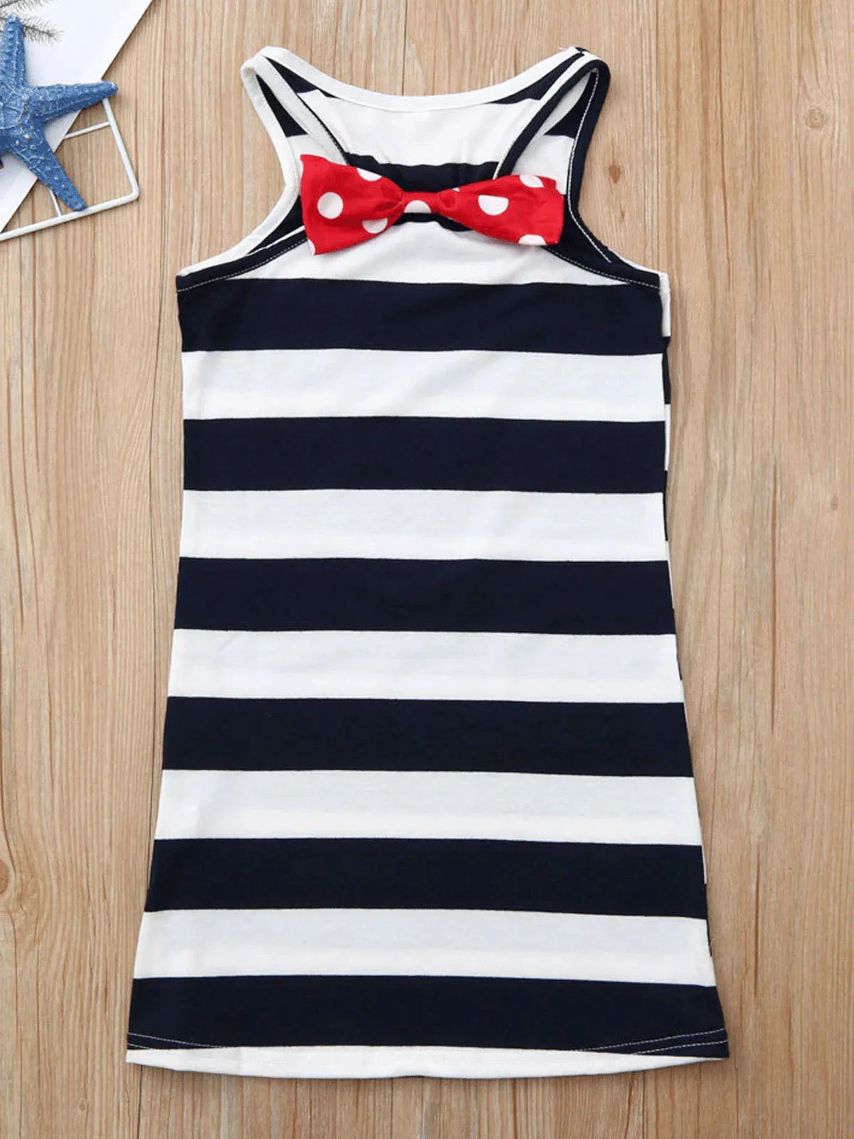 Dots In My Pocket Striped Sundress
