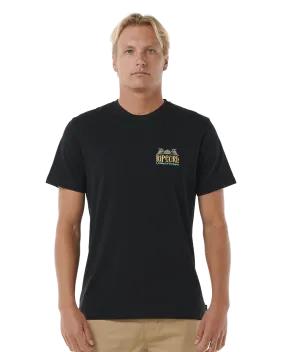 Down The Line T-Shirt in Black