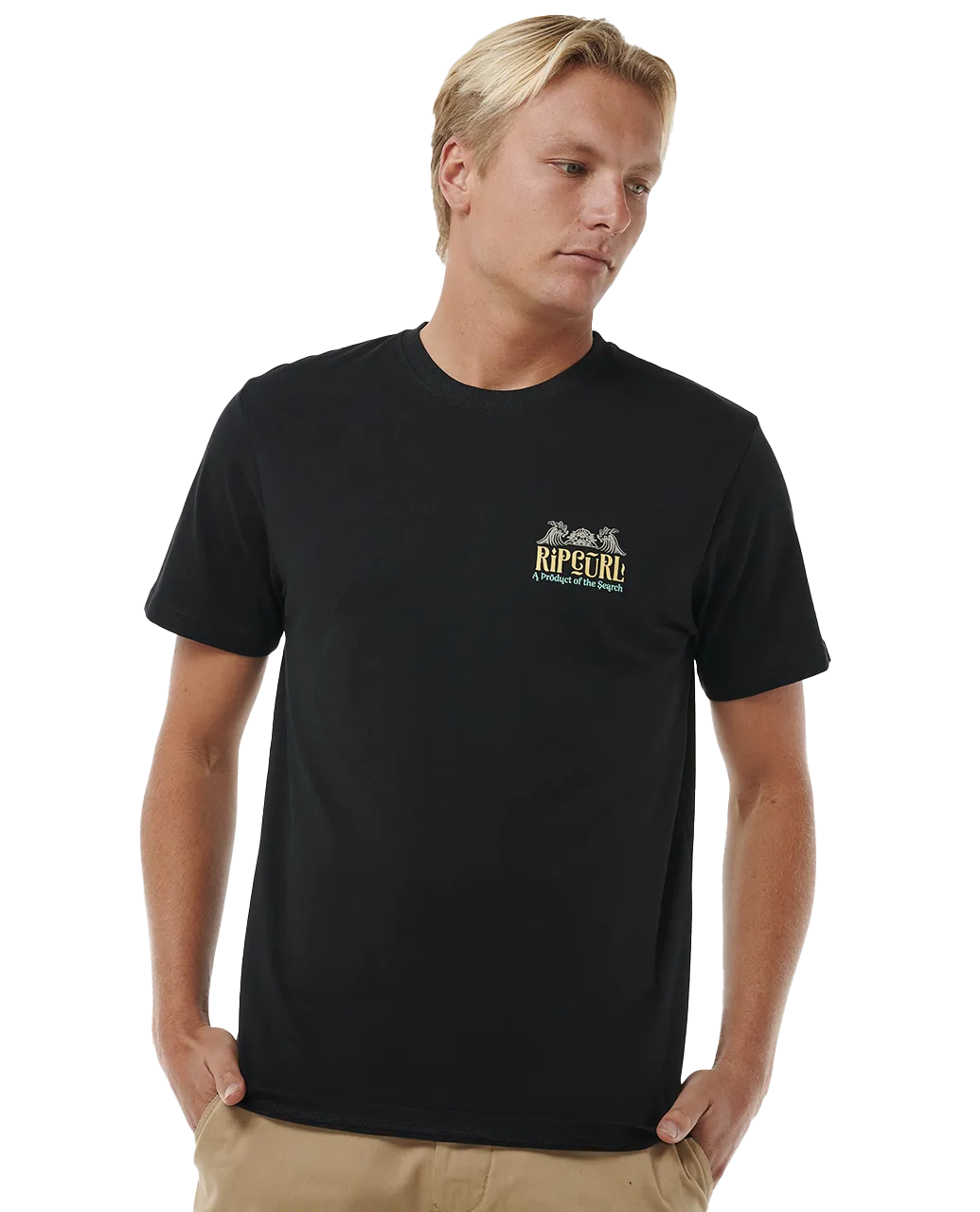 Down The Line T-Shirt in Black