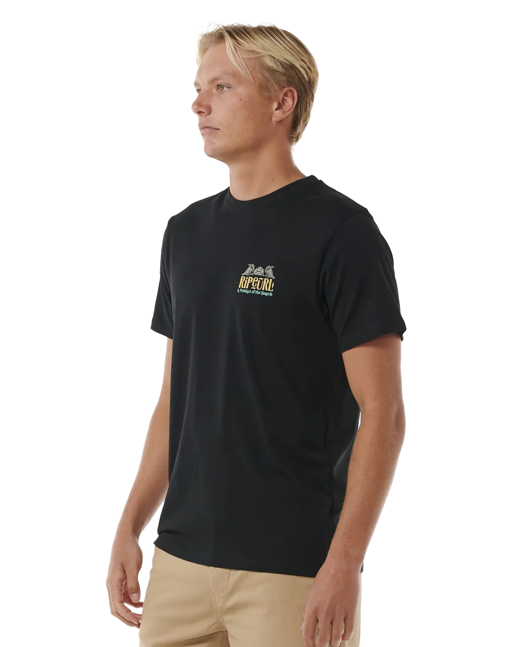 Down The Line T-Shirt in Black