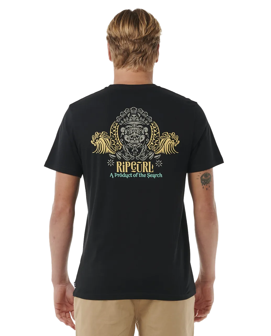 Down The Line T-Shirt in Black