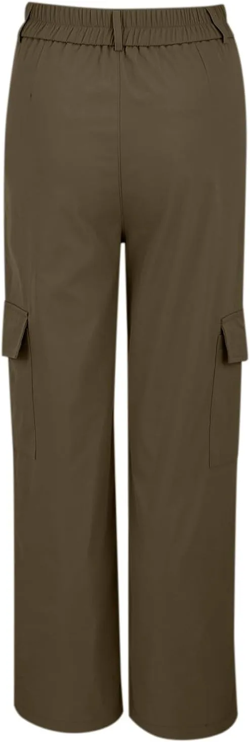 Hiking Cargo Pants for Women Relaxed Fit Casual High Waisted Straight Wide Leg Trousers Y2K Streetwear with Pockets