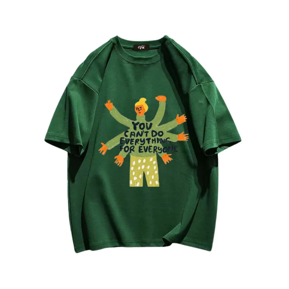 “Illustration Art Casual Print” T-shirt