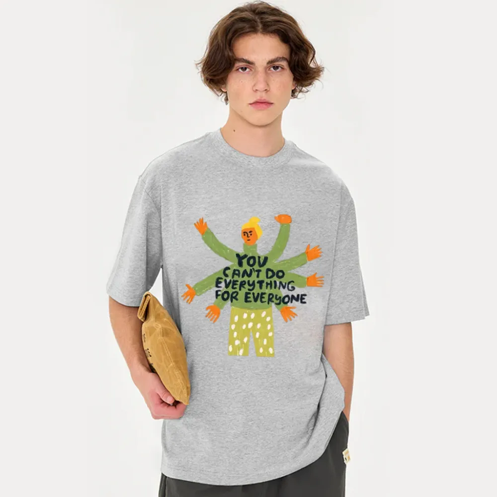 “Illustration Art Casual Print” T-shirt