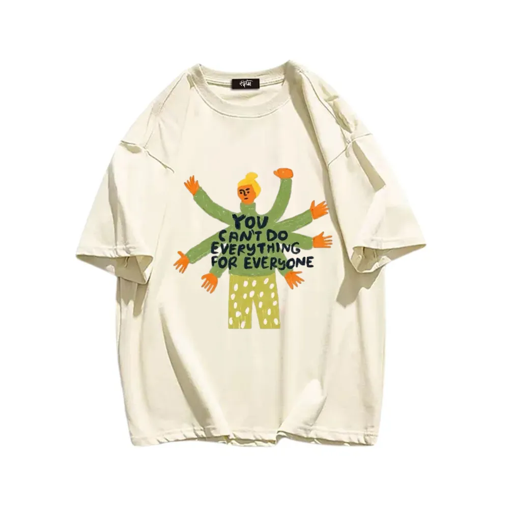 “Illustration Art Casual Print” T-shirt