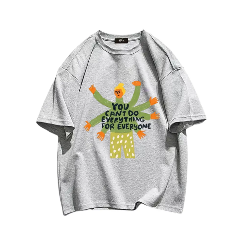 “Illustration Art Casual Print” T-shirt