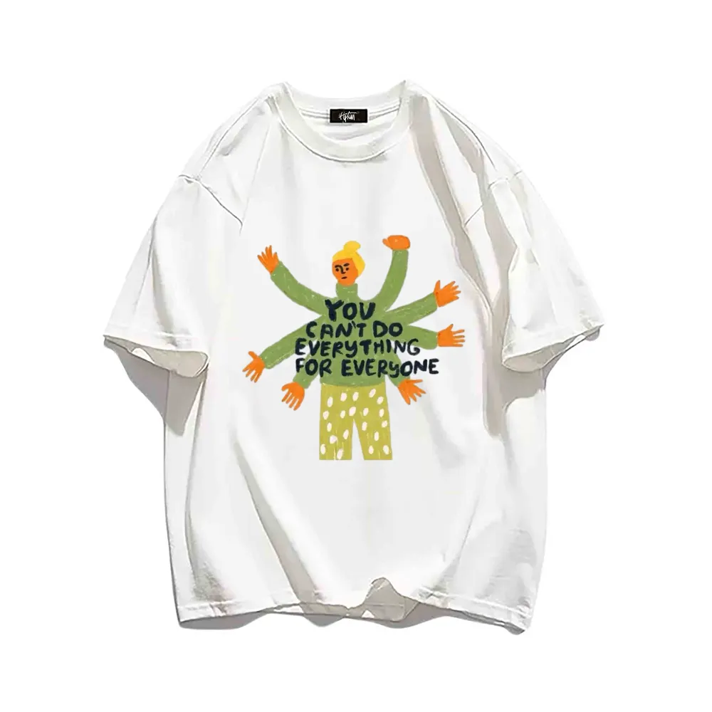 “Illustration Art Casual Print” T-shirt