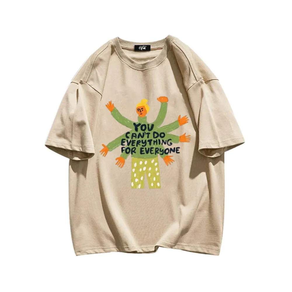 “Illustration Art Casual Print” T-shirt