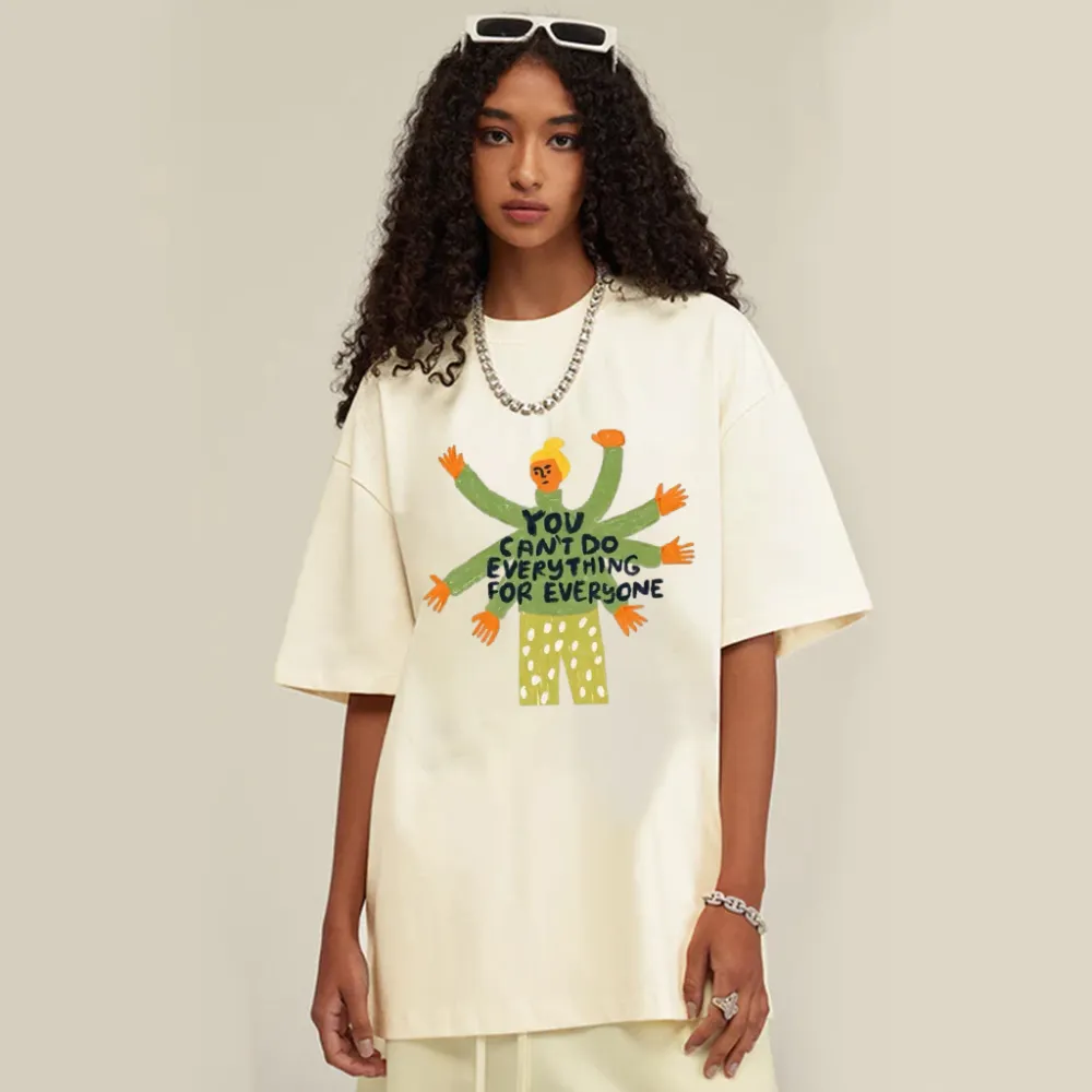 “Illustration Art Casual Print” T-shirt