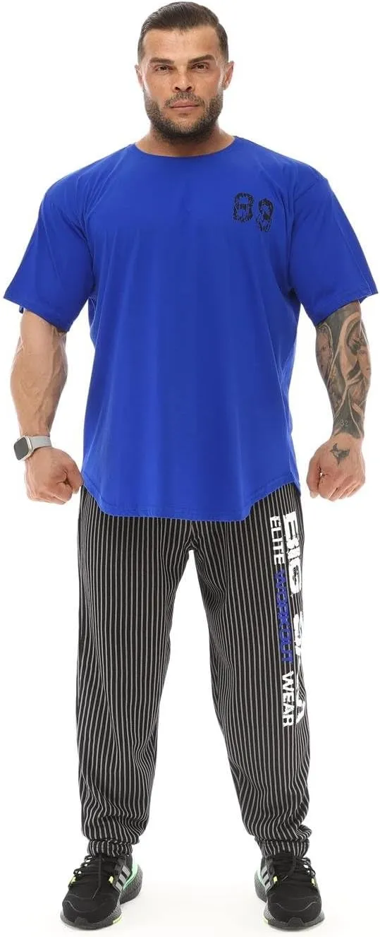 Men's Oversize T-Shirt Thin Fabric 100% Cotton Rag Top Gym T-Shirt