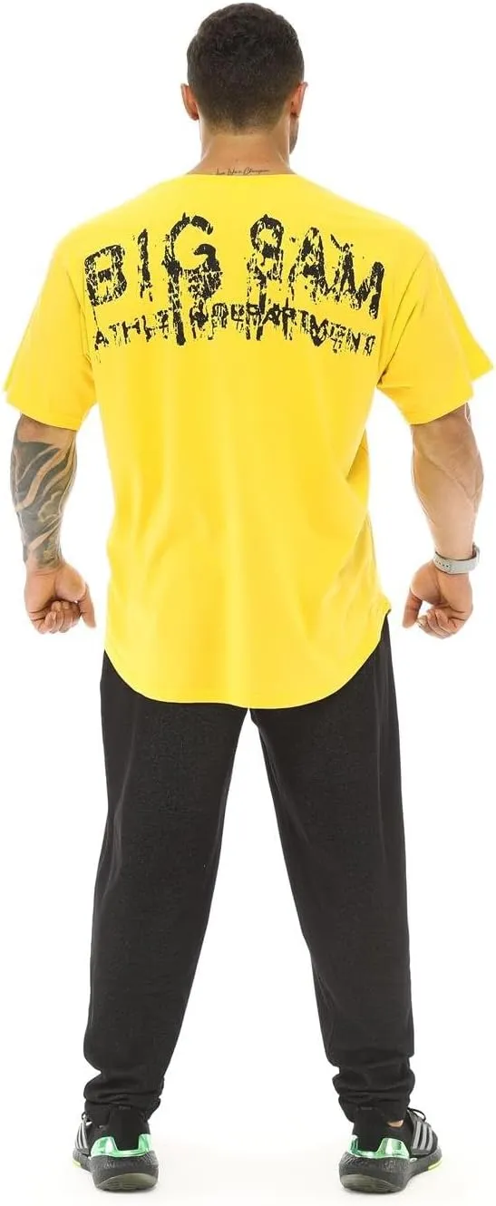 Men's Oversize T-Shirt Thin Fabric 100% Cotton Rag Top Gym T-Shirt