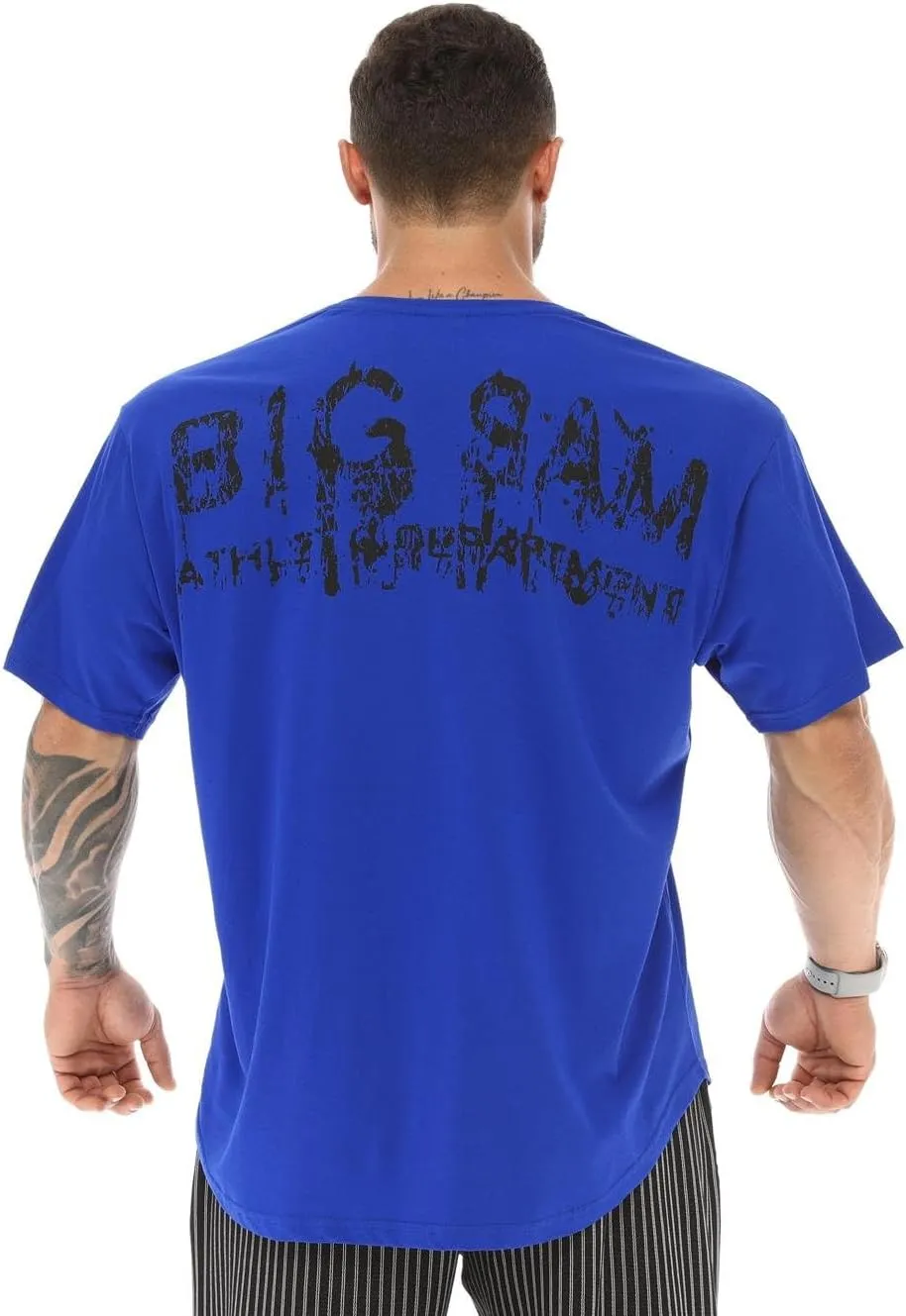 Men's Oversize T-Shirt Thin Fabric 100% Cotton Rag Top Gym T-Shirt