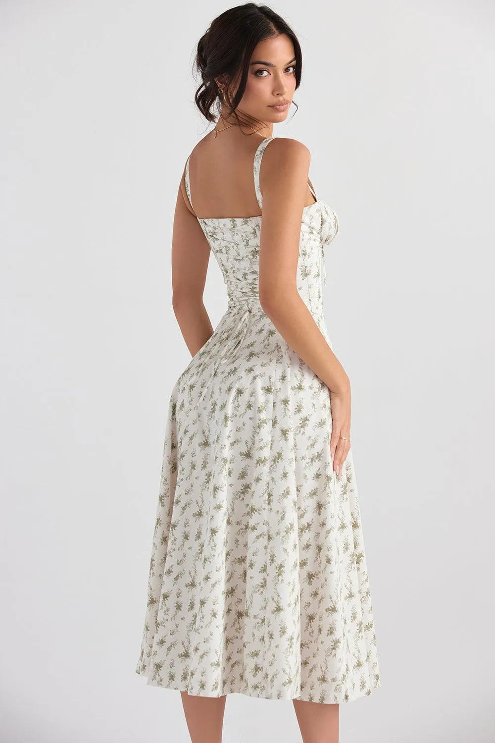 Monamour Bustier Midriff Waist Shaper Dress