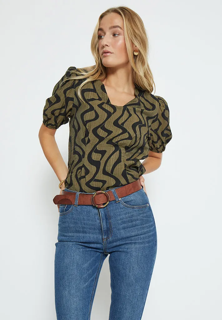 Oline Blouse - Capers