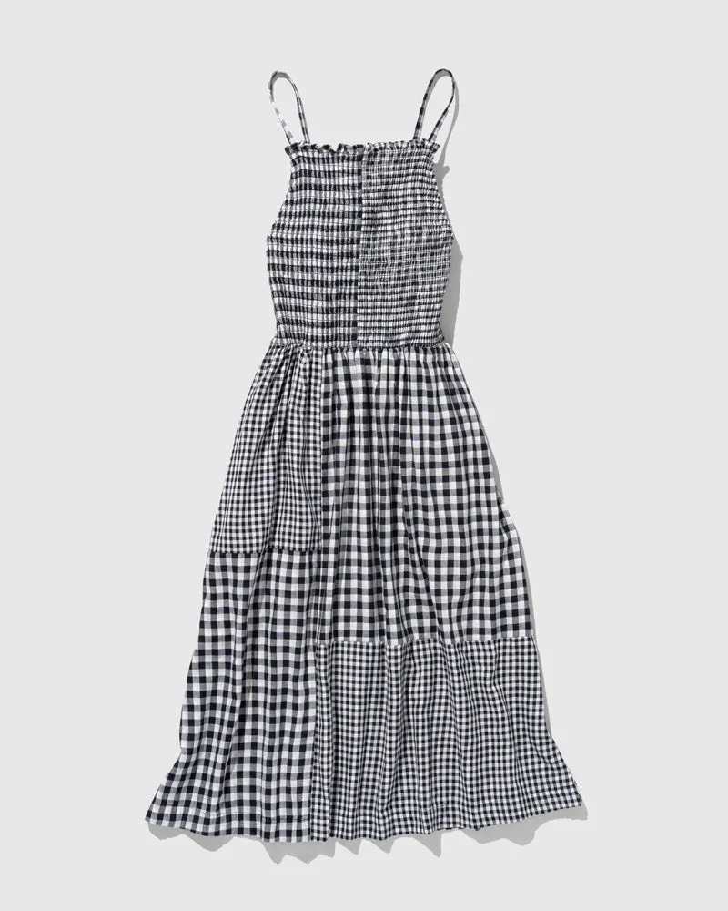 Organic Smocked Patchwork Dress by United By Blue