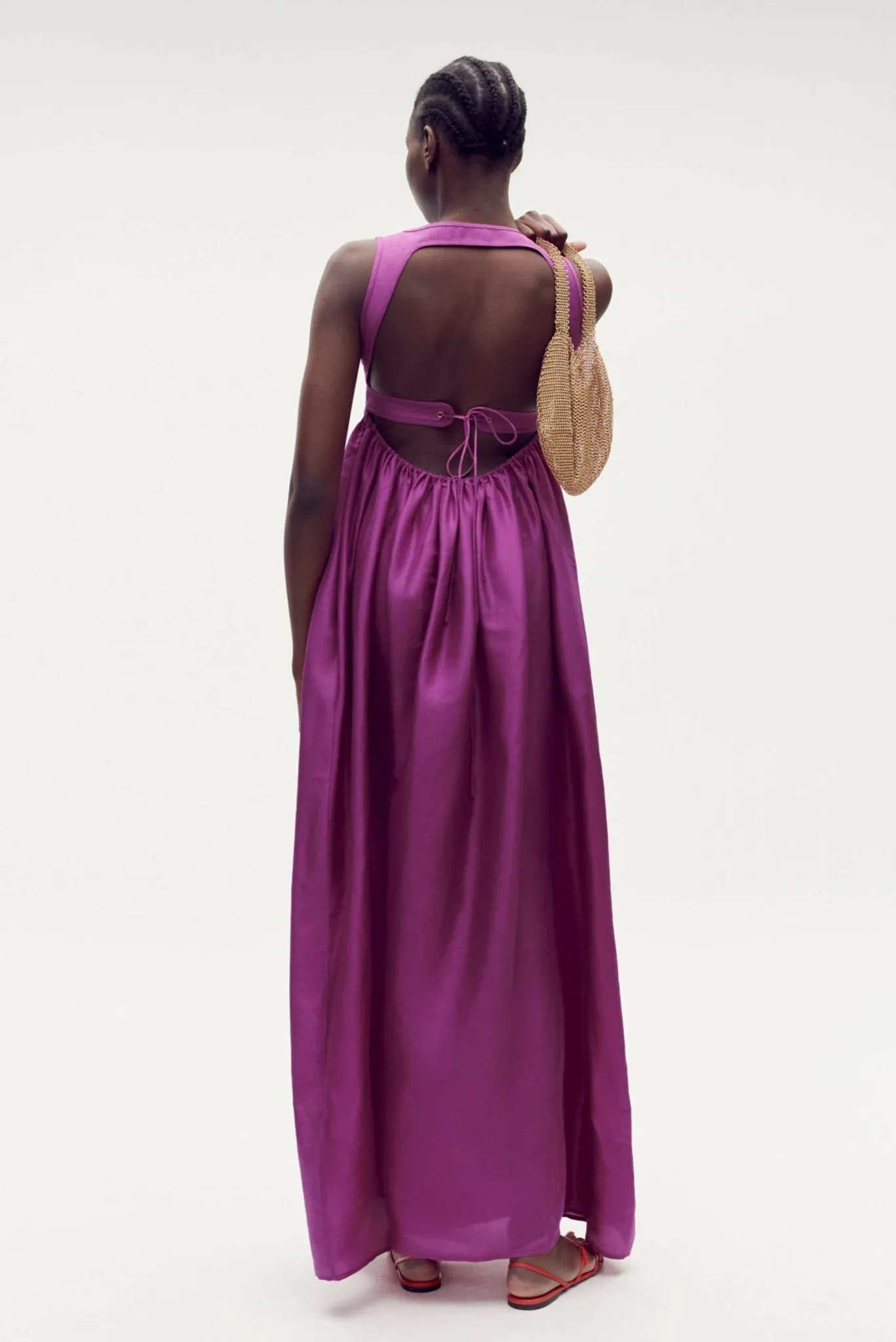 Oroton Magenta Strappy Sundress