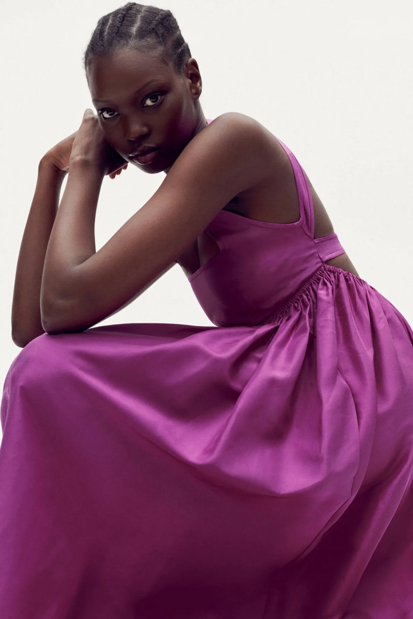 Oroton Magenta Strappy Sundress