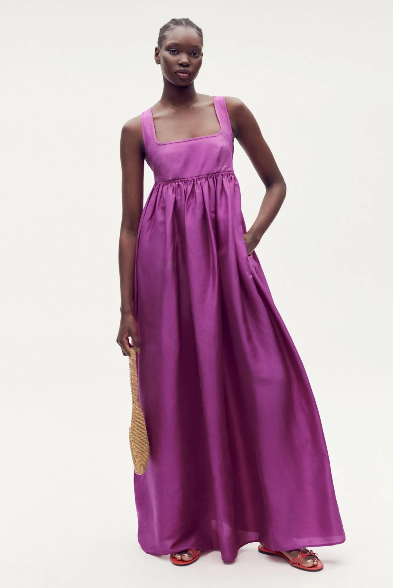 Oroton Magenta Strappy Sundress