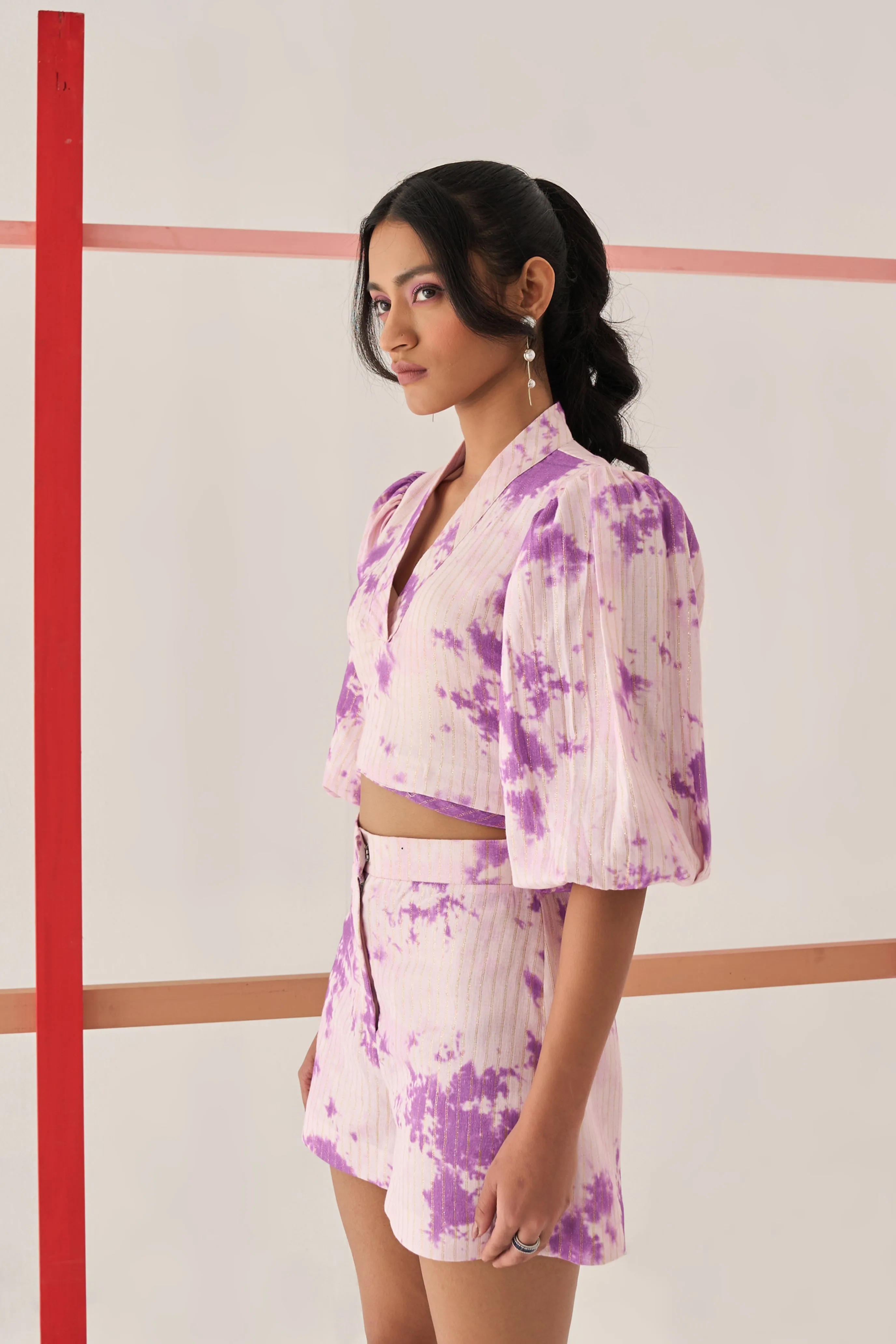 Purple Tie Dye Coord