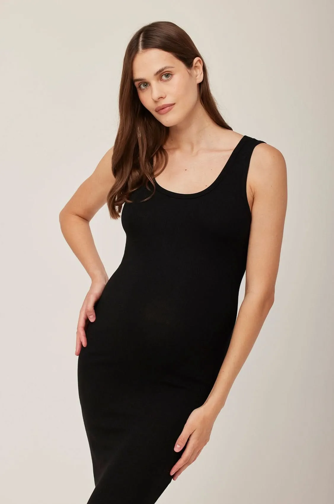 Soft Rib Tank Dress