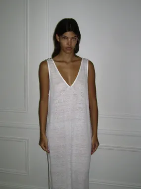 soft tank dress - ecru