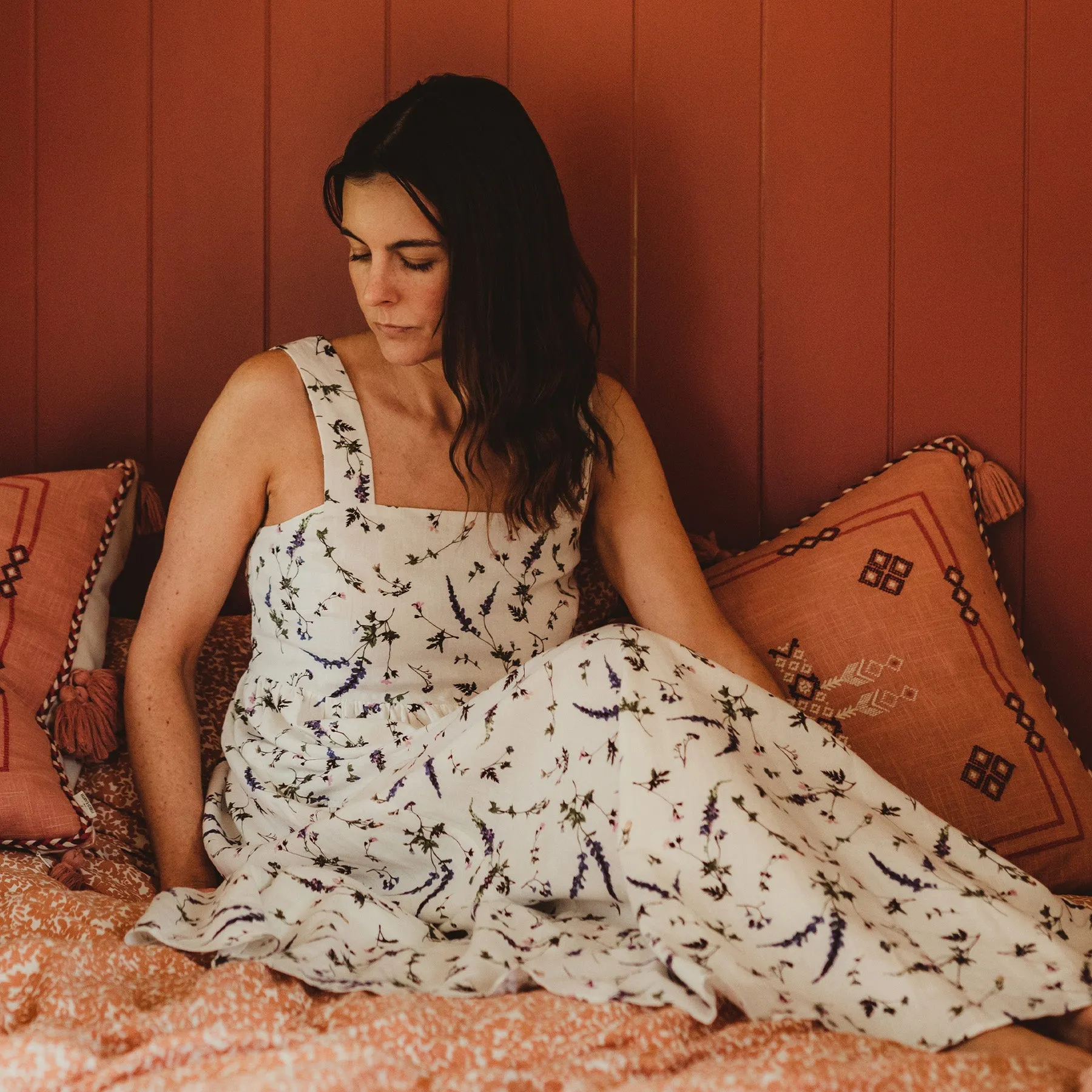 Spring Floral Sun Dress by Albaray
