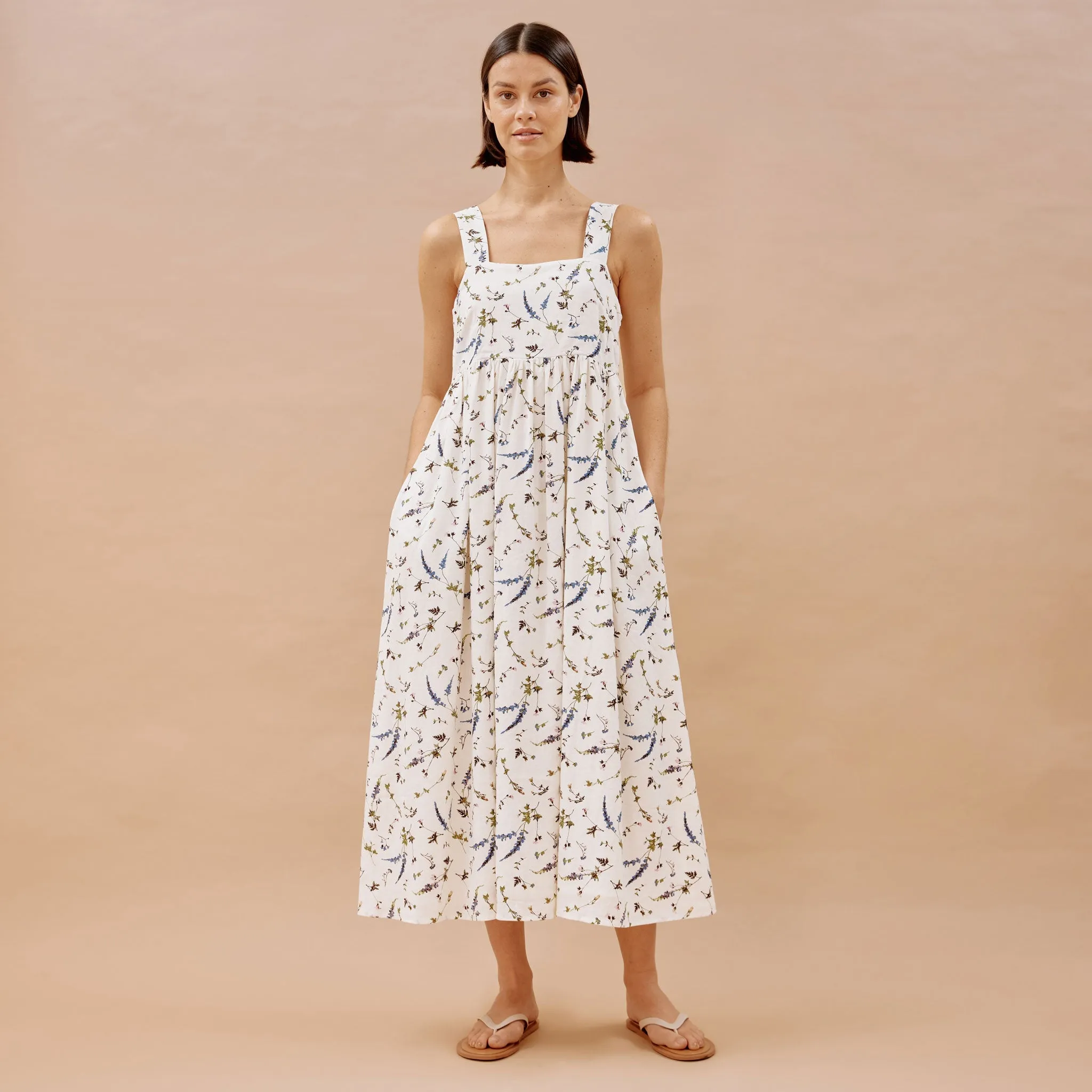 Spring Floral Sun Dress by Albaray