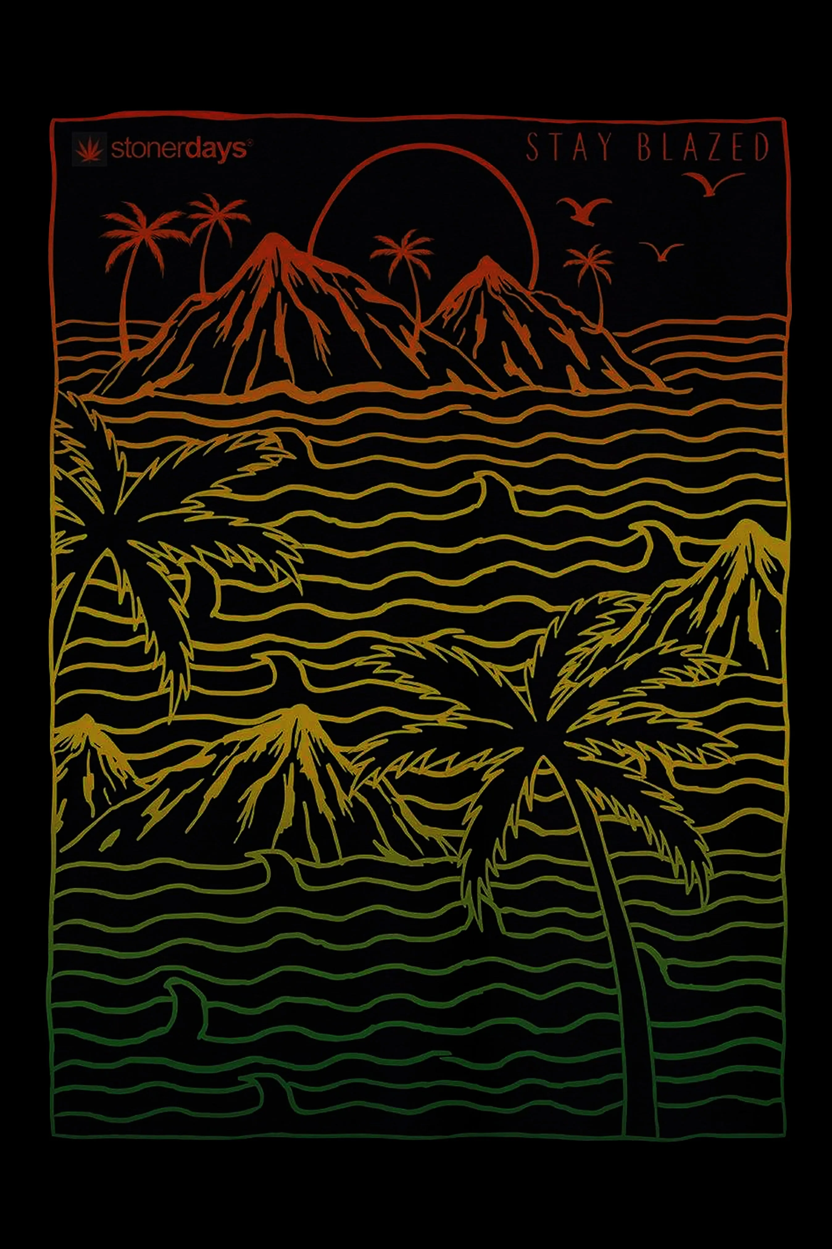 StonerDays Endless Ocean Racerback Tank Top