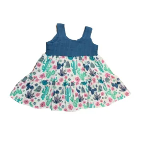 Sun Dress / Bluebell Top / Cactus Bottom